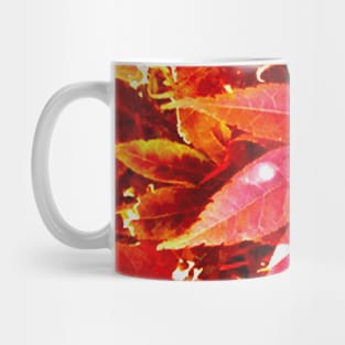 Natural Maple Leaves Print Mug